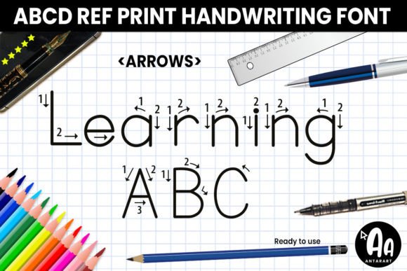 Abcd Ref Arrows: A Display Font That Makes Your Brand Feel Thoughtful and Clear
