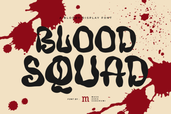 Blood Squad Review: A Display Font With Bite