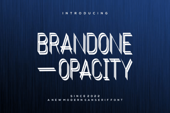 Brandone Opacity: A Display Font That Anchors Editorial Calm