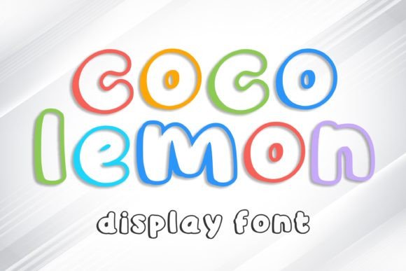 Coco Lemon: A Cheerful Display Font for Handmade Sellers