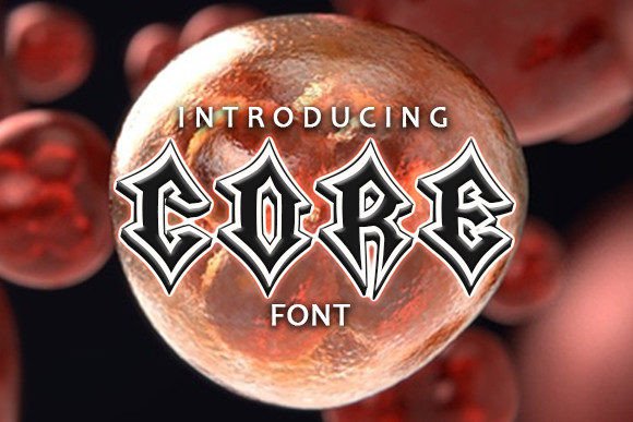 Core: A Sharp Gothic Display Typeface for Bold Brand Moments