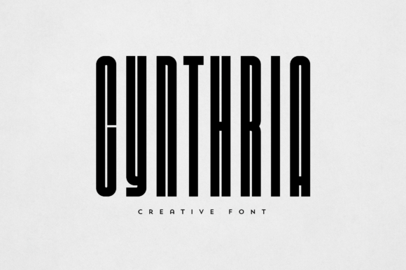 Cynthria: A Display Font That Elevates Digital Branding