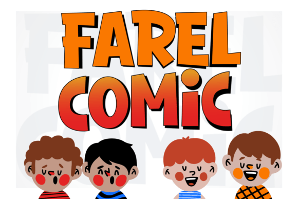 Farel Comic: A Playful Display Font for Digital Branding