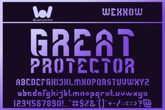 Great Protector: A Display Font for Editorial Storytelling