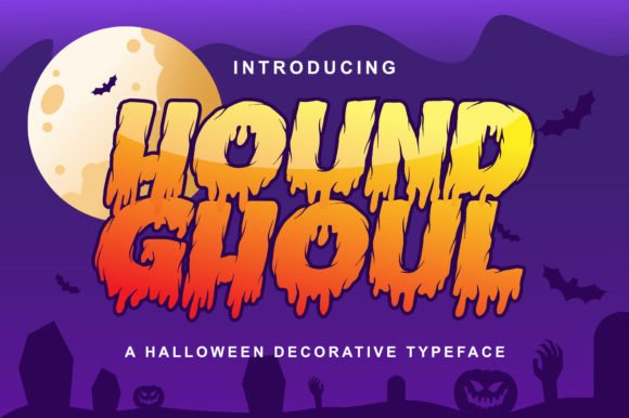 Hound Ghoul: A Dramatic Display Font for Campaign Creatives