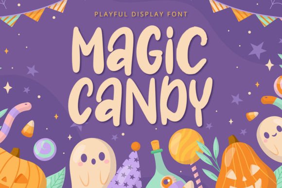 Magic Candy: A Playful Display Font for Digital Branding