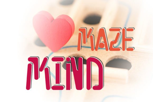 Maze Mind: A Display Font That Makes Headlines Feel Like Play