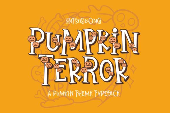 Pumpkin Terror: A Spooky Display Font That Delivers Instant Halloween Vibe