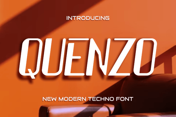 Quenzo: A Fresh Display Font for Modern Brand Identity