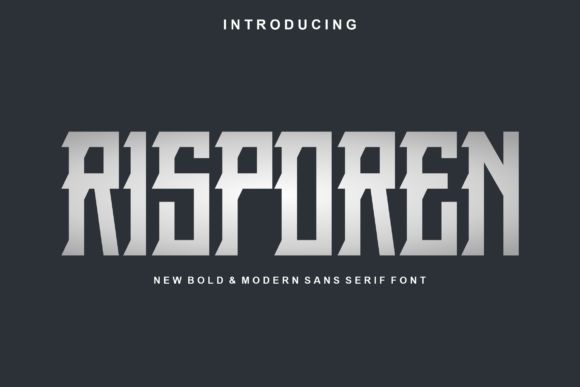 Risporen Font: A Modern Display Typeface for Web Designers