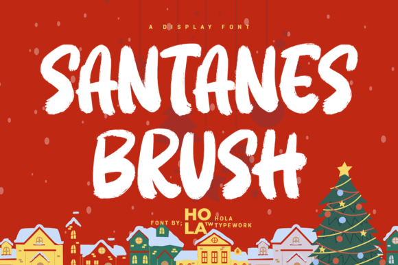 Santanes Brush: A Display Font That Elevates Digital Branding