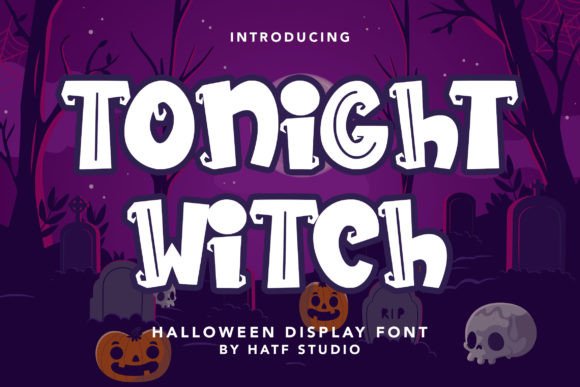 Tonight Witch: A Playful Display Font for Spooky Branding
