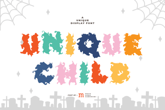 Unique Child Font: A Spooky Display Typeface That Makes Small Brands Unforgettable