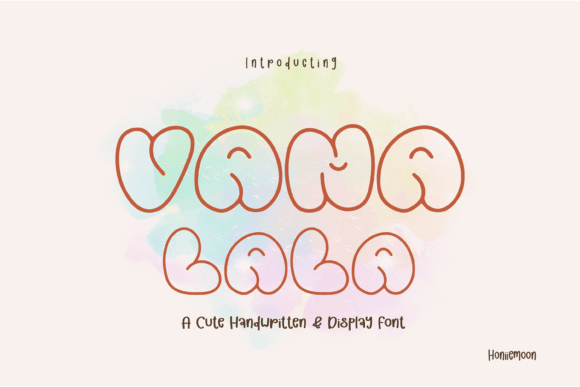 Vanalala Display Font Brings Joy to Web Projects
