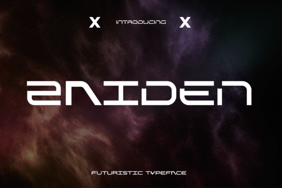 Zaiden: A Futuristic Display Font for Editorial Impact